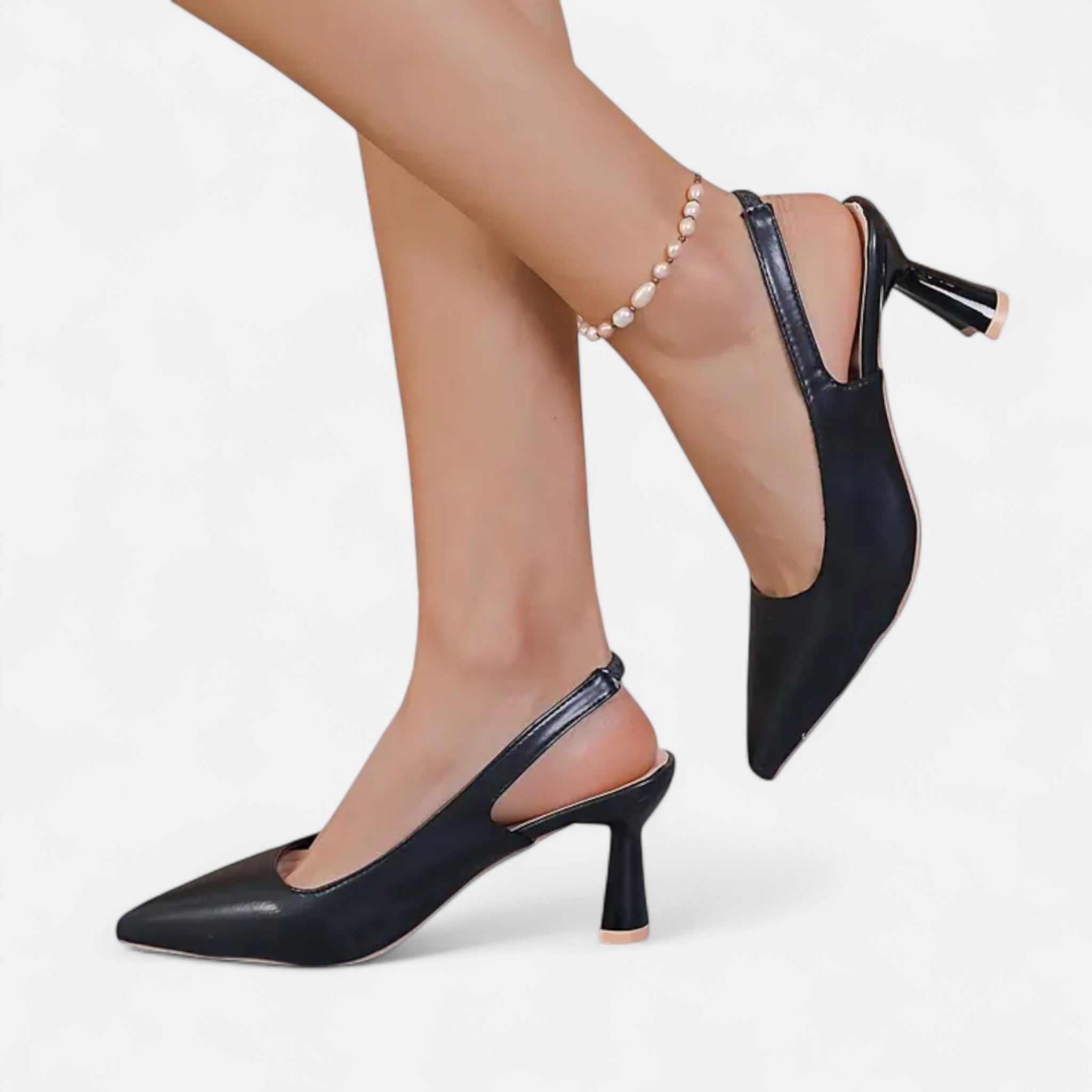 Rolezo | Women’s Slingback Heels – Refined Lines, Effortless Poise