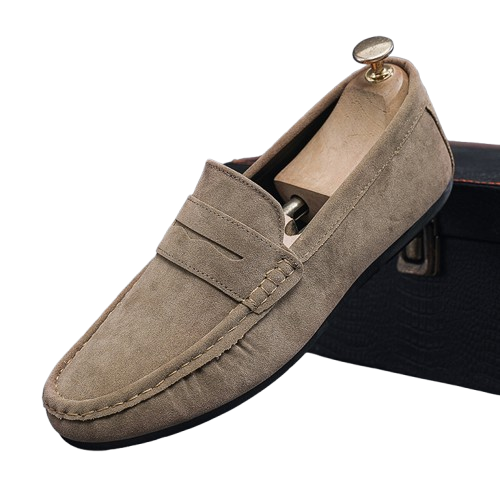 Rolezo | Men’s Suede Office Loafers – Timeless Elegance