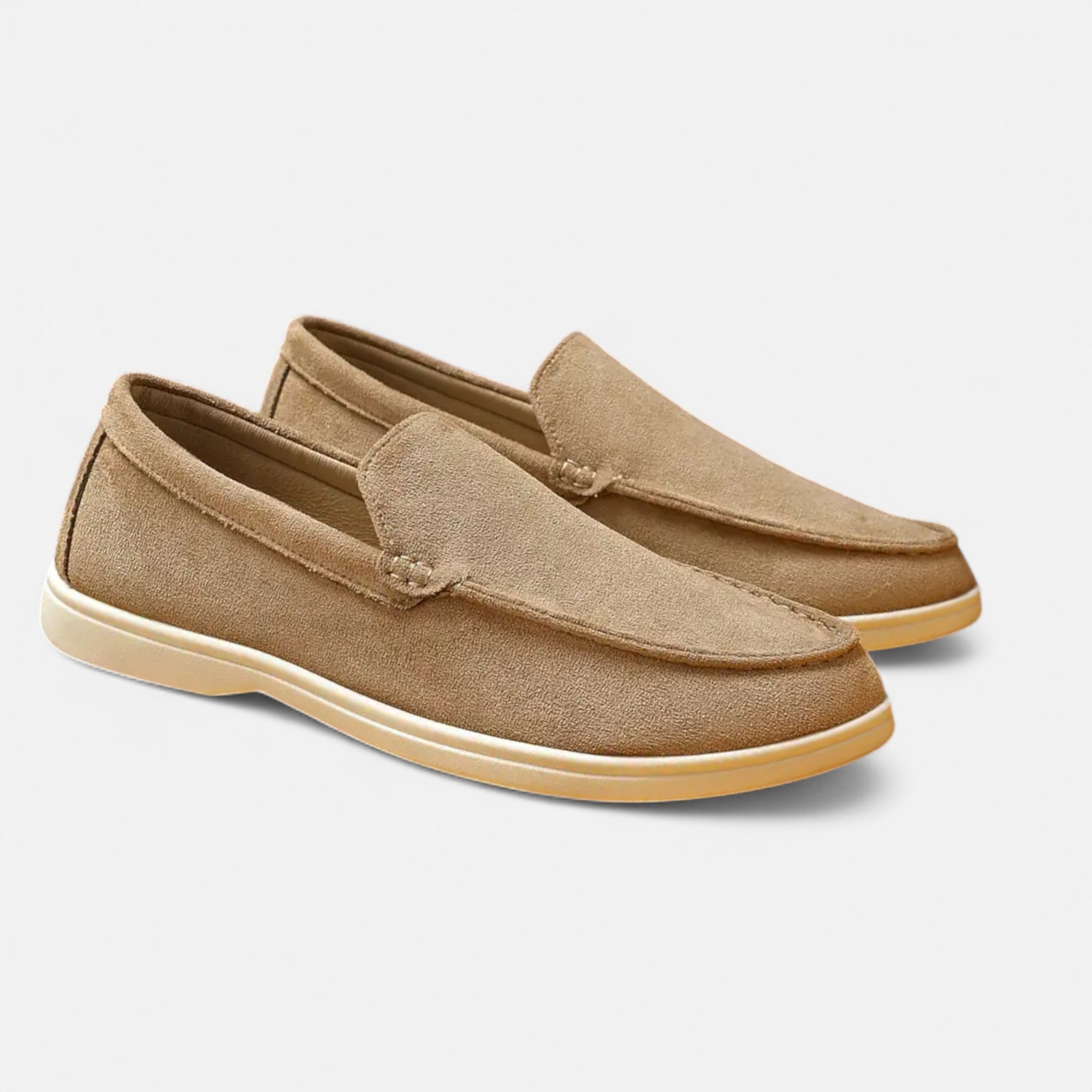 Rolezo | Men’s Suede Slip-On Loafers with Heritage Elegance
