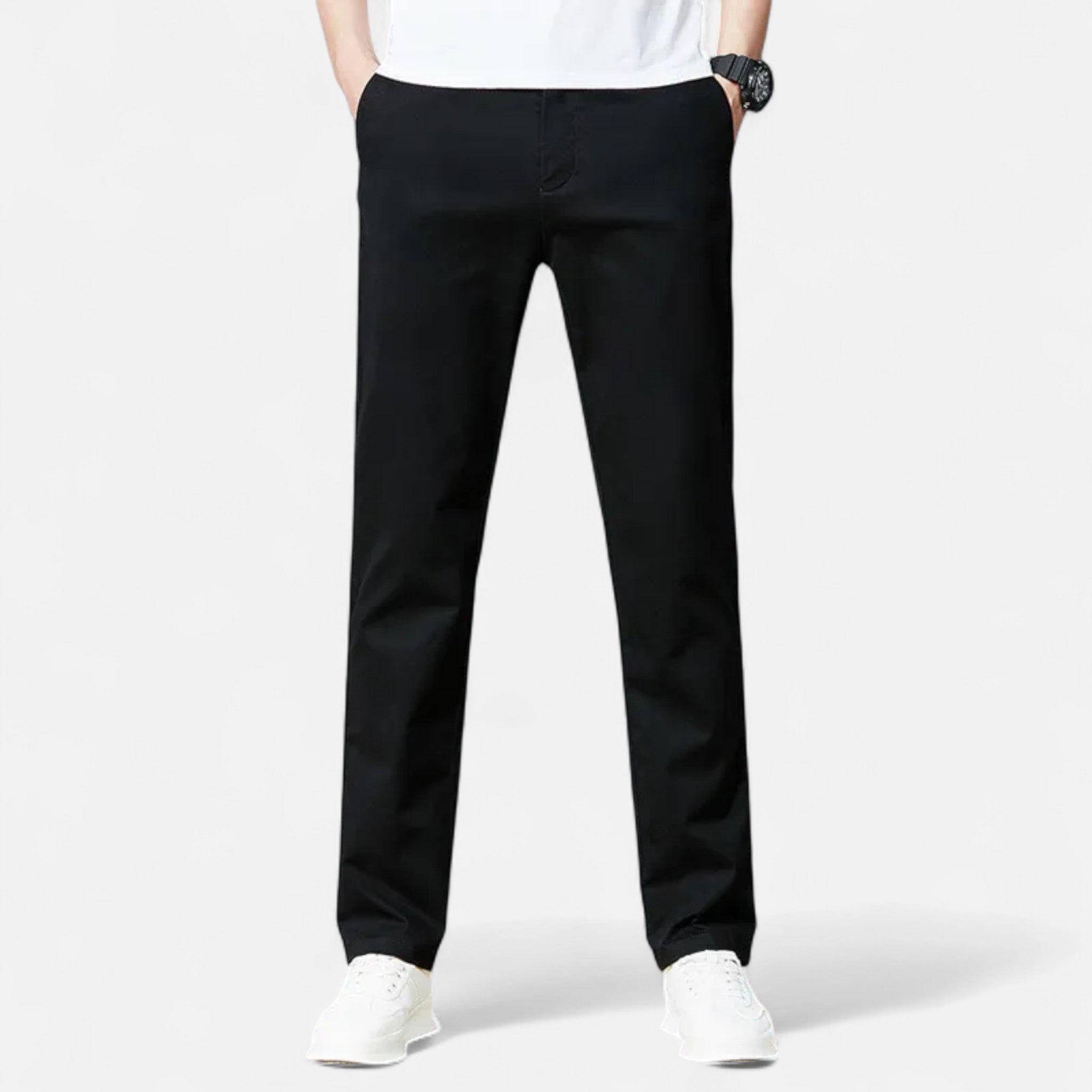 Rolezo | Men’s Casual Chino Trousers – Effortless Refinement, Everyday Ease