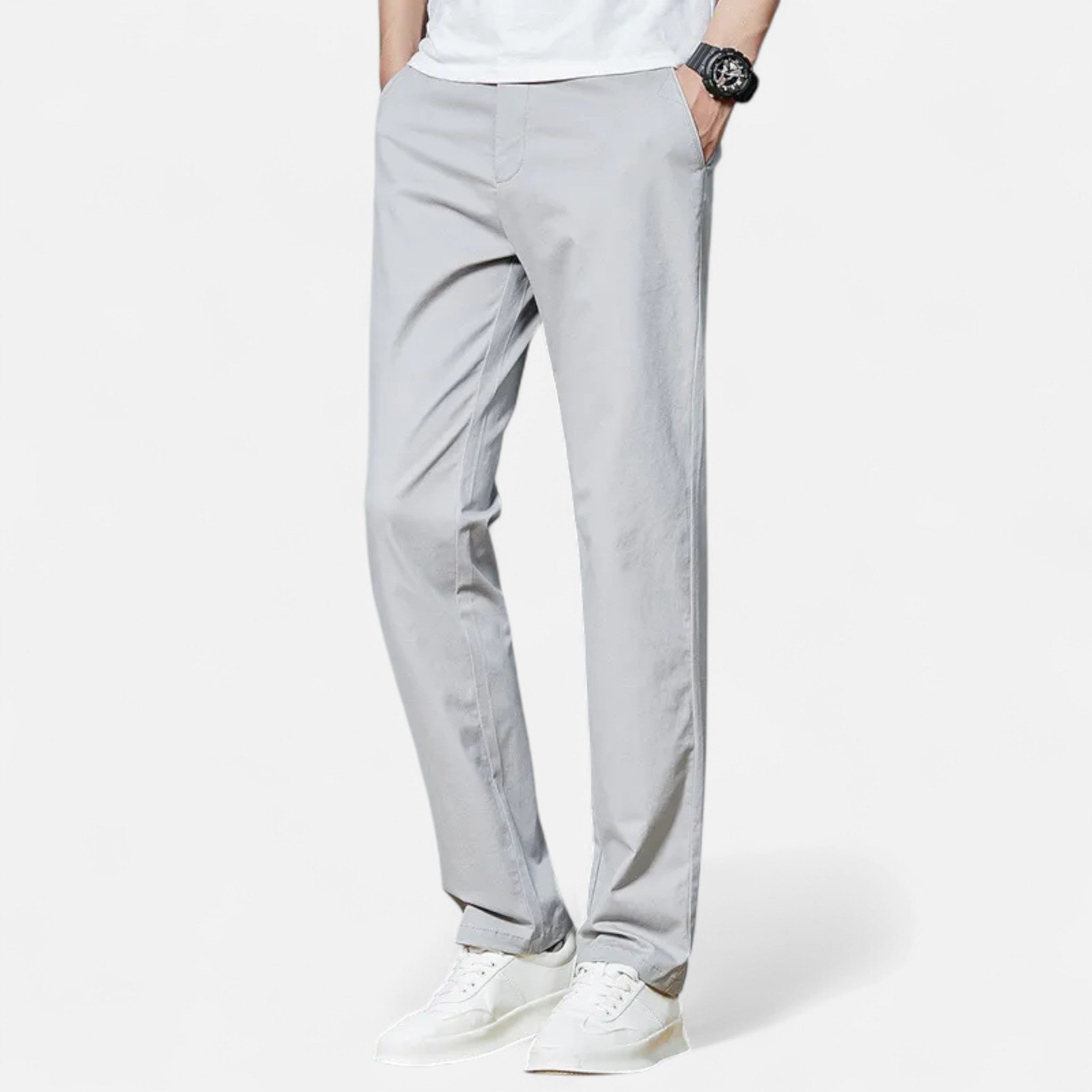 Rolezo | Men’s Casual Chino Trousers – Effortless Refinement, Everyday Ease