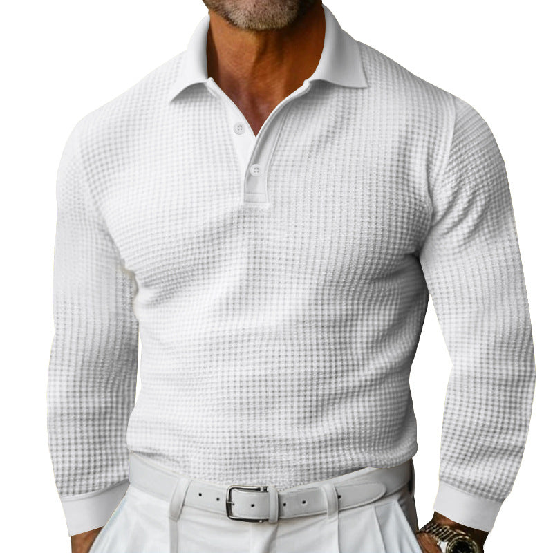 Rolezo | Men’s Long Sleeve Polo Shirt – Timeless Refinement