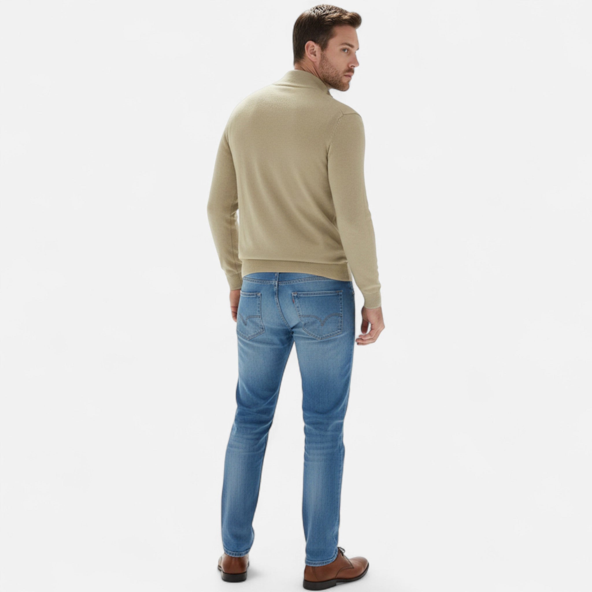 Rolezo | Men’s Long Sleeve Half-Zip Jumper – Heritage Comfort