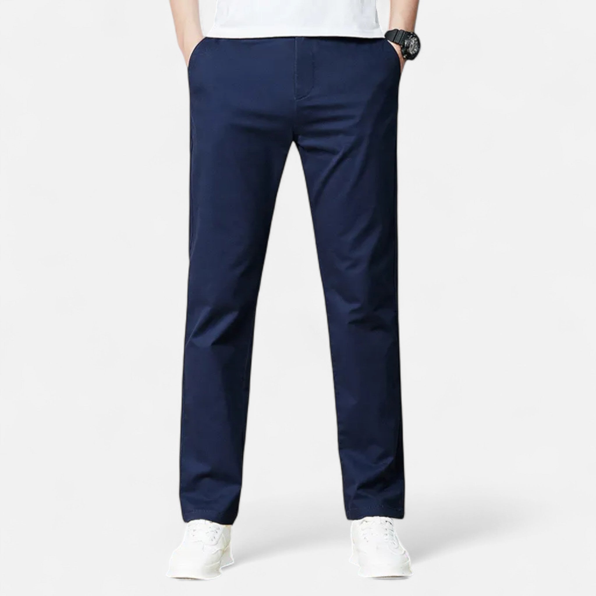 Rolezo | Men’s Casual Chino Trousers – Effortless Refinement, Everyday Ease