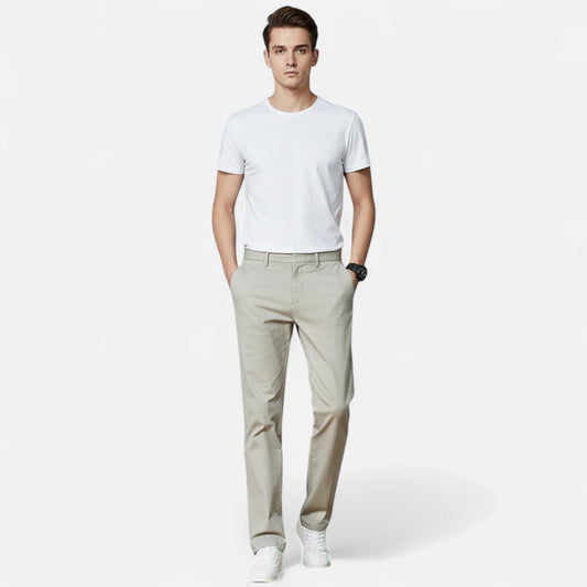 Rolezo | Men’s Casual Chino Trousers – Effortless Refinement, Everyday Ease