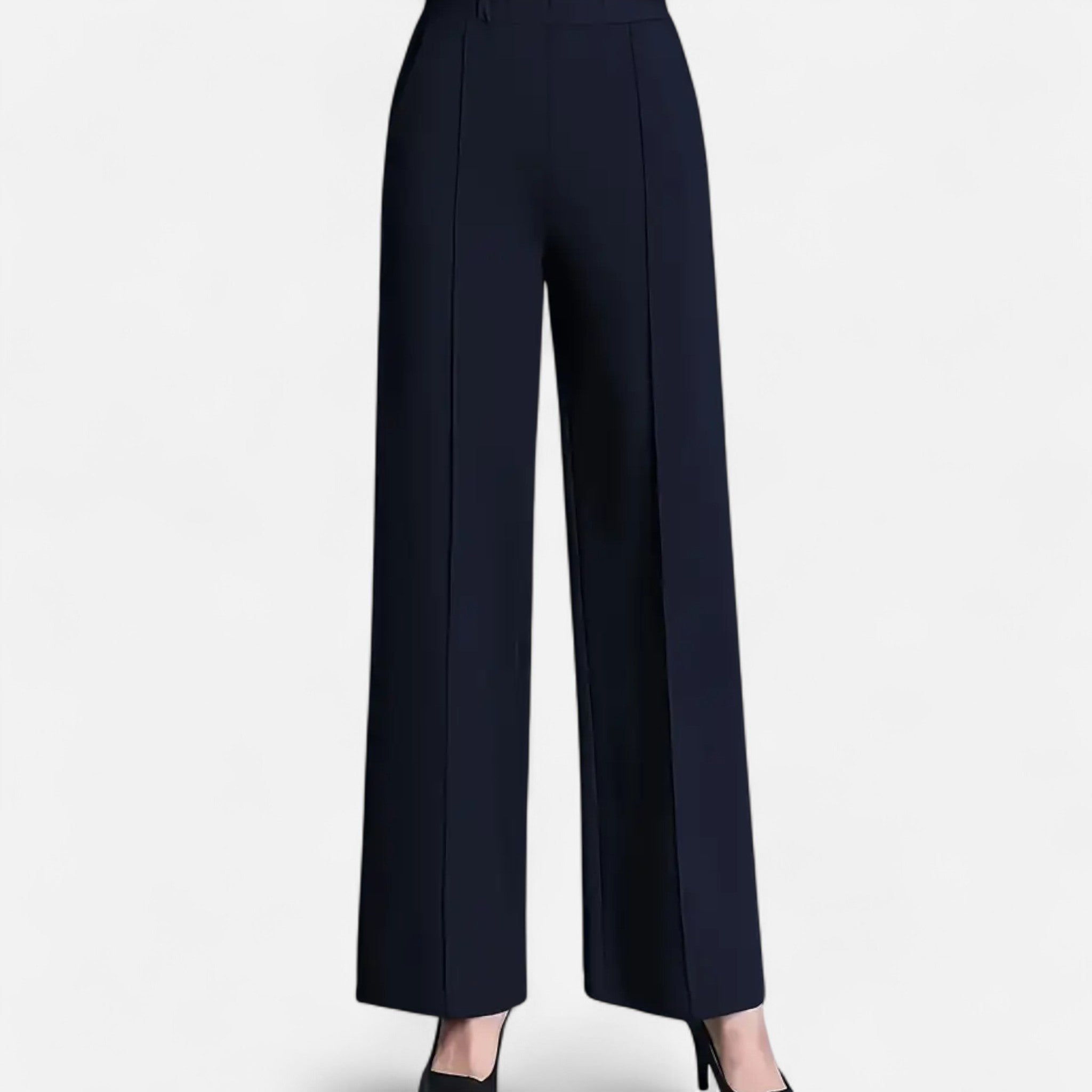 Rolezo | Women’s High Waist Stretch Trousers – Effortless Grace with Modern Comfort