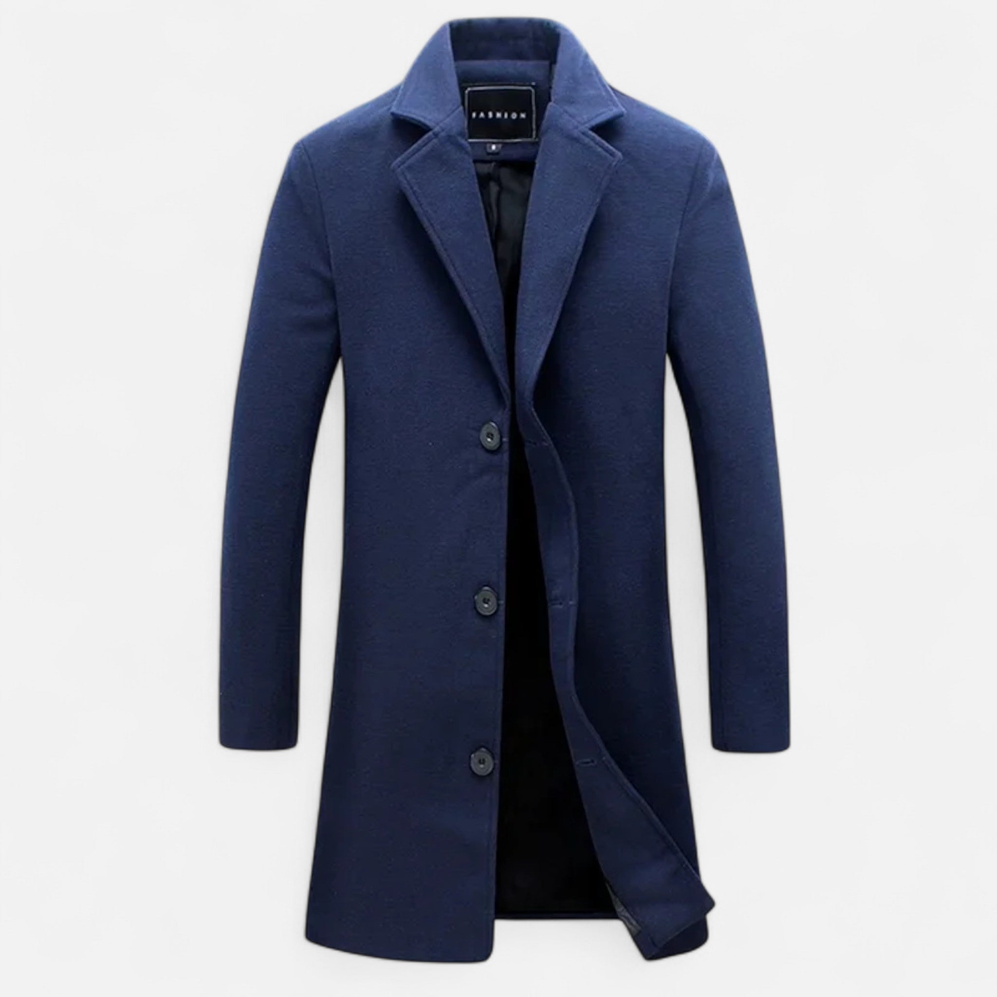 Rolezo | Men’s Long Wool Overcoat – Heritage Craft, Modern Refinement