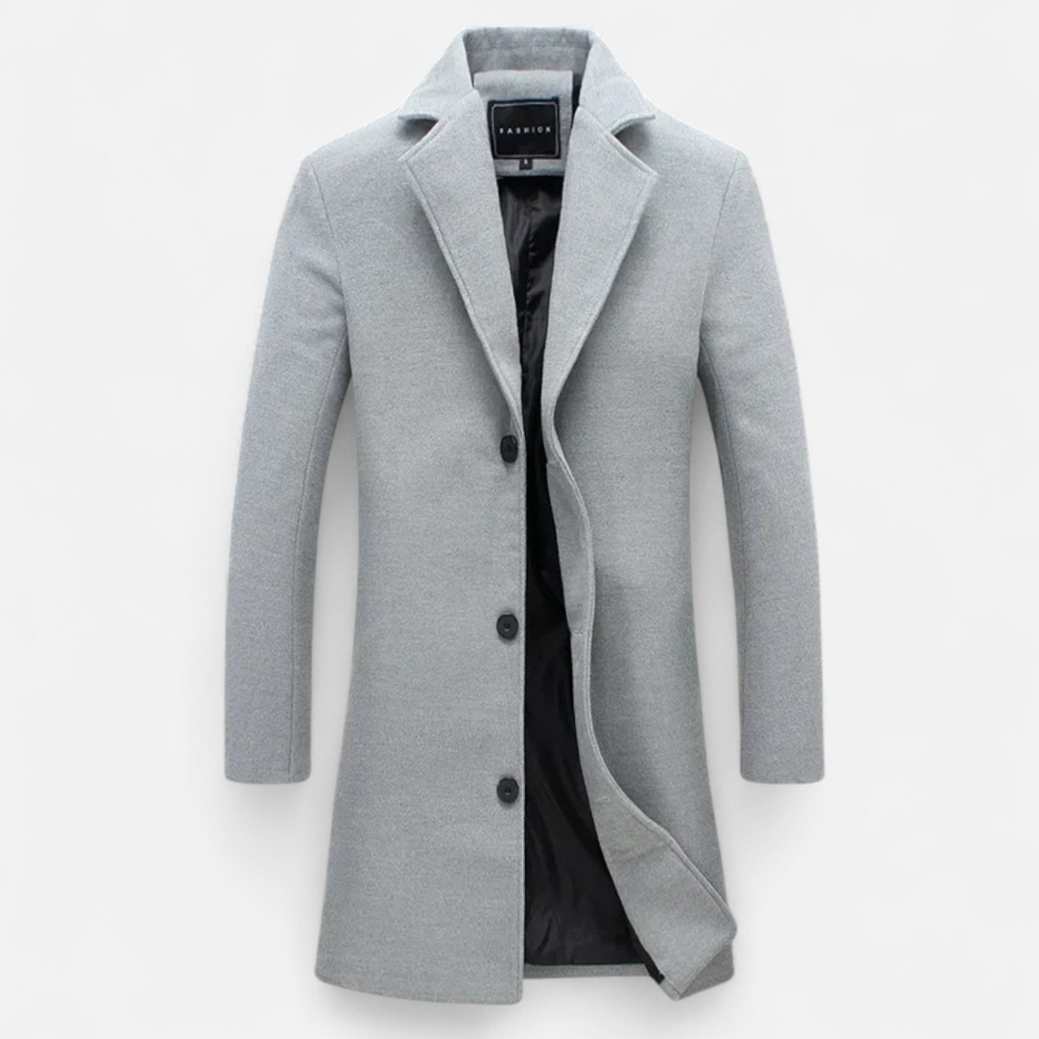 Rolezo | Men’s Long Wool Overcoat – Heritage Craft, Modern Refinement