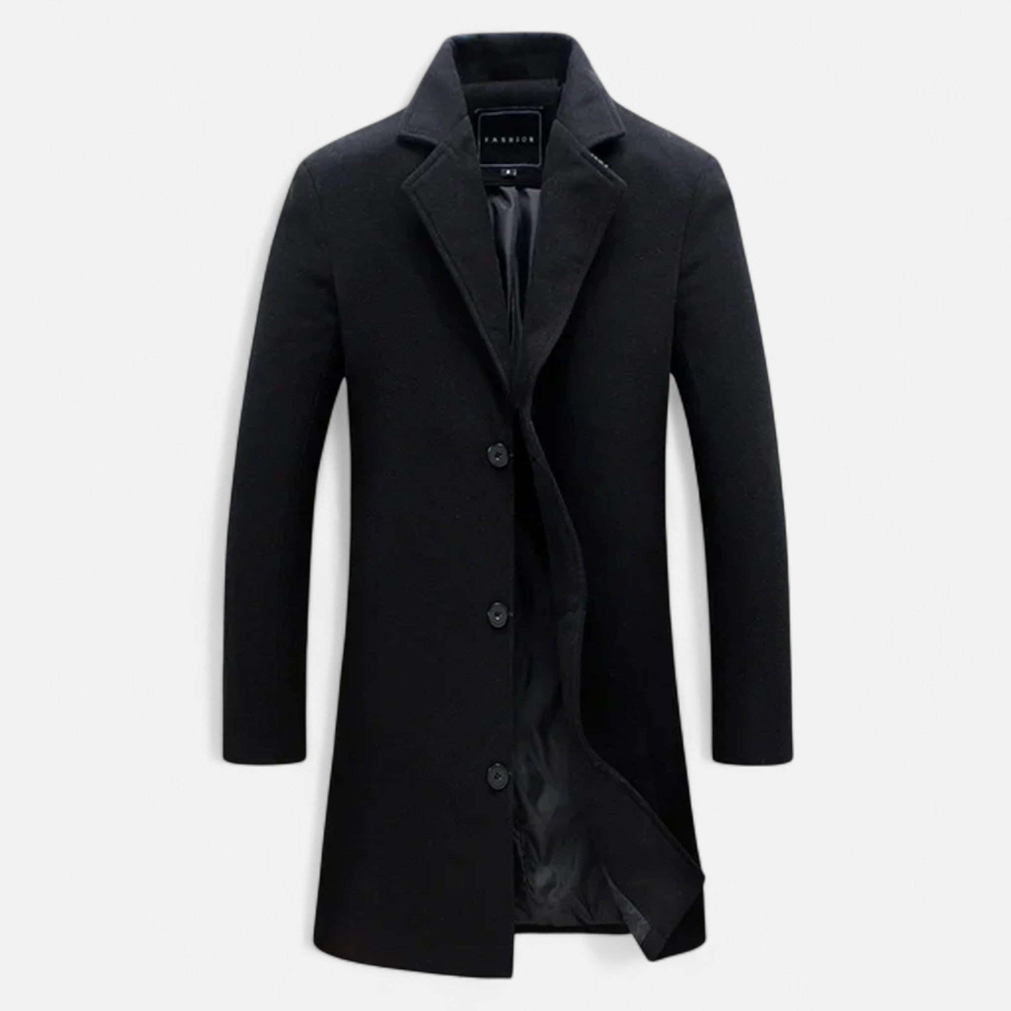 Rolezo | Men’s Long Wool Overcoat – Heritage Craft, Modern Refinement
