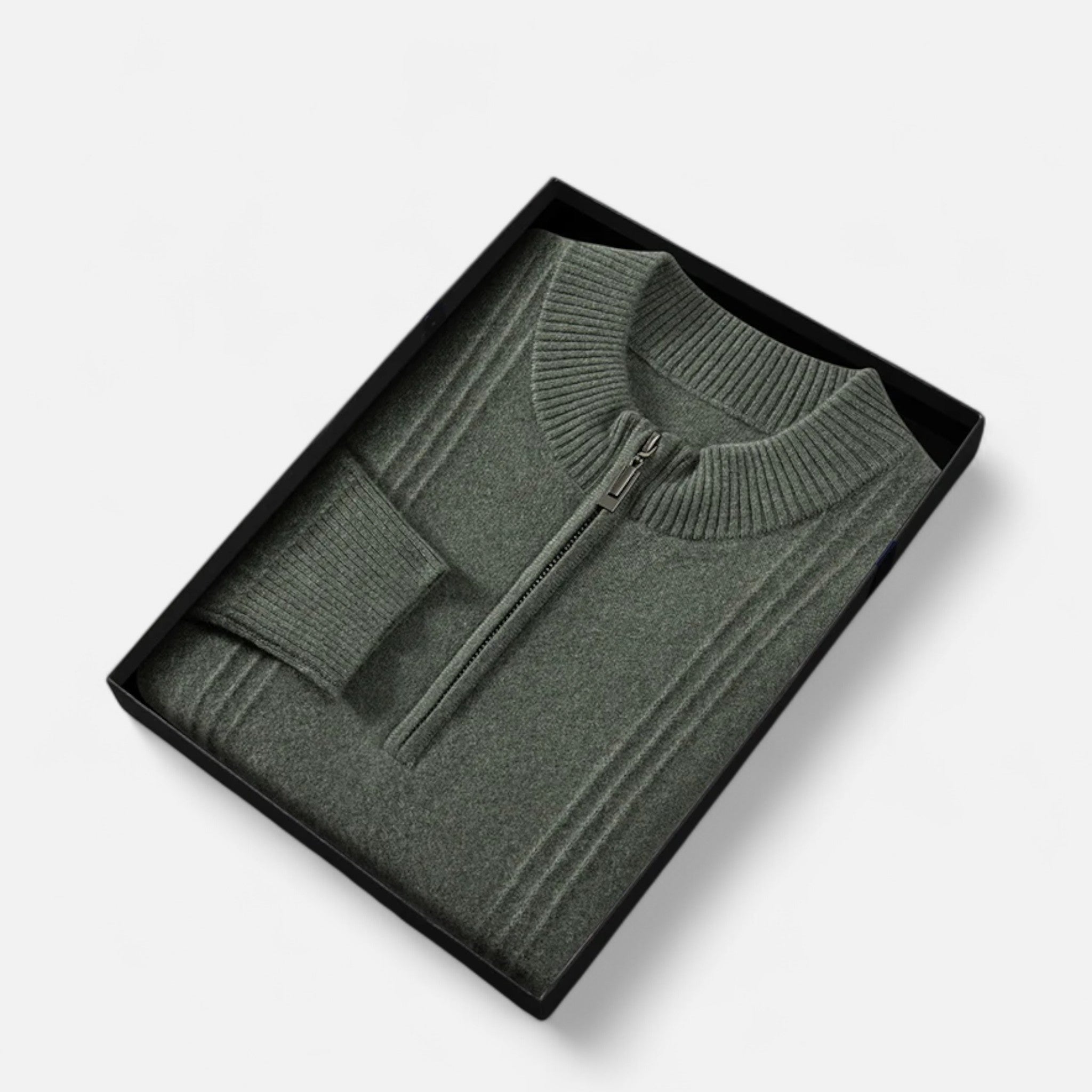 Rolezo | Men’s Cashmere Half Zip Jumper– Effortless Luxury