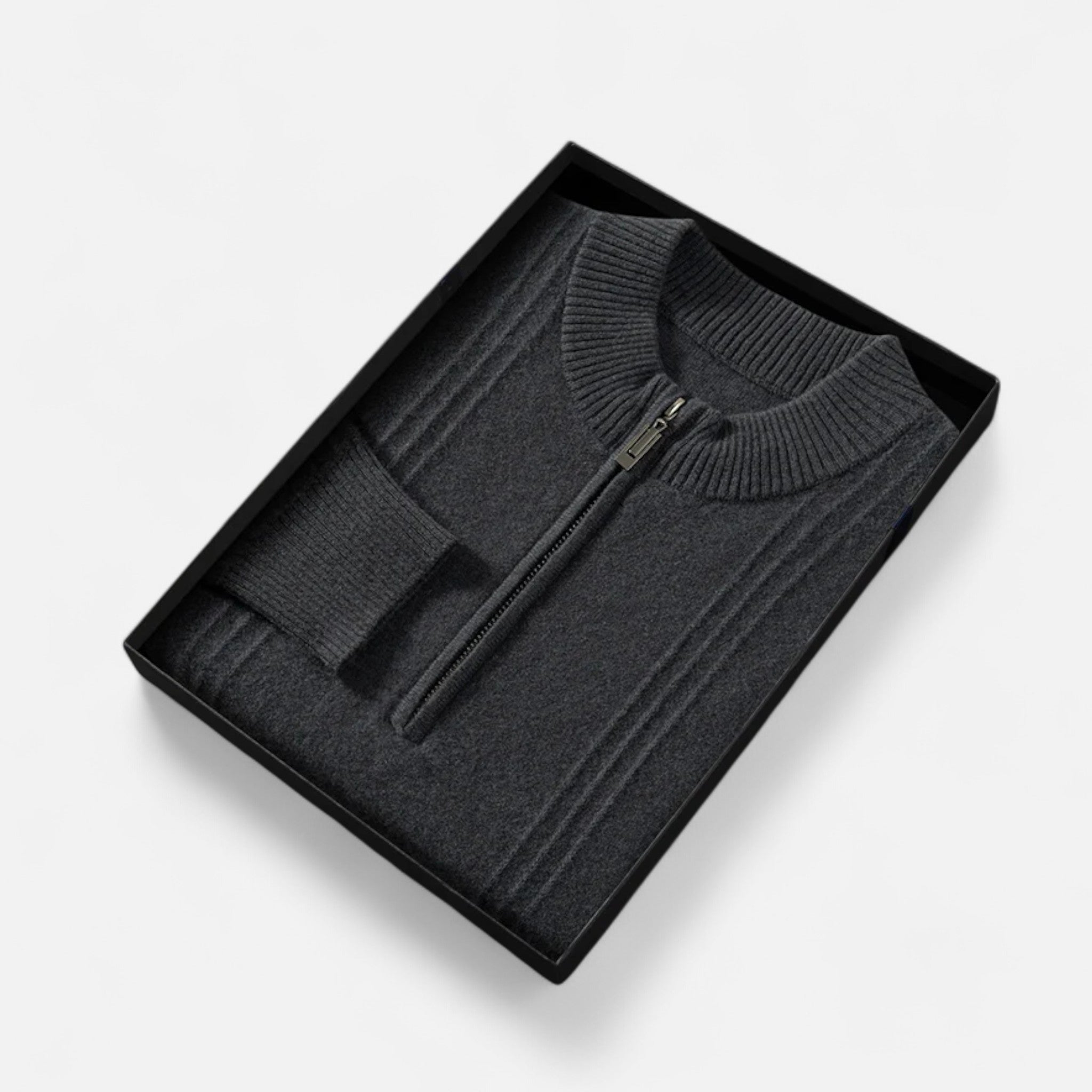 Rolezo | Men’s Cashmere Half Zip Jumper– Effortless Luxury