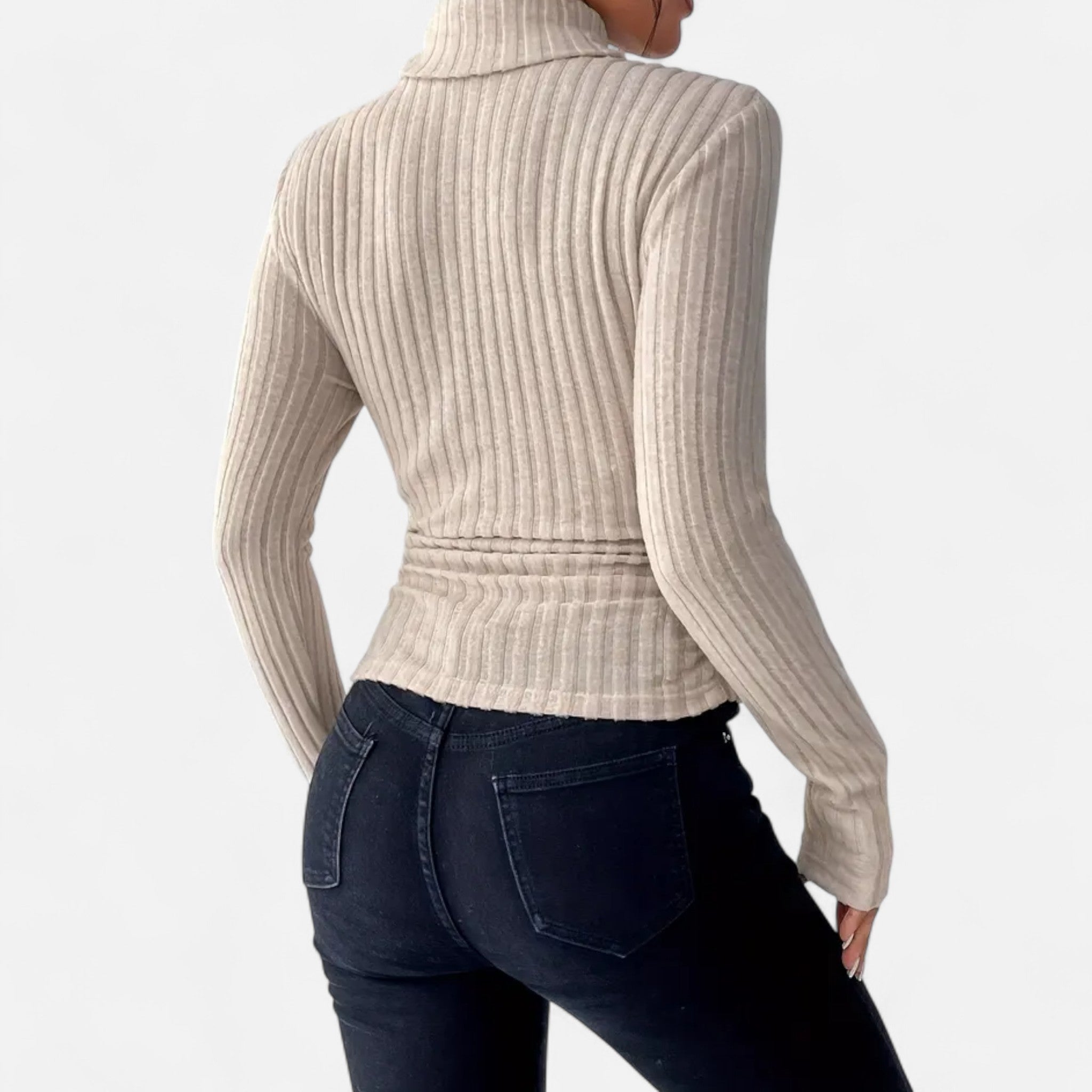 Rolezo | Women’s High Neck Jumper – Modern Warmth, Classic Poise