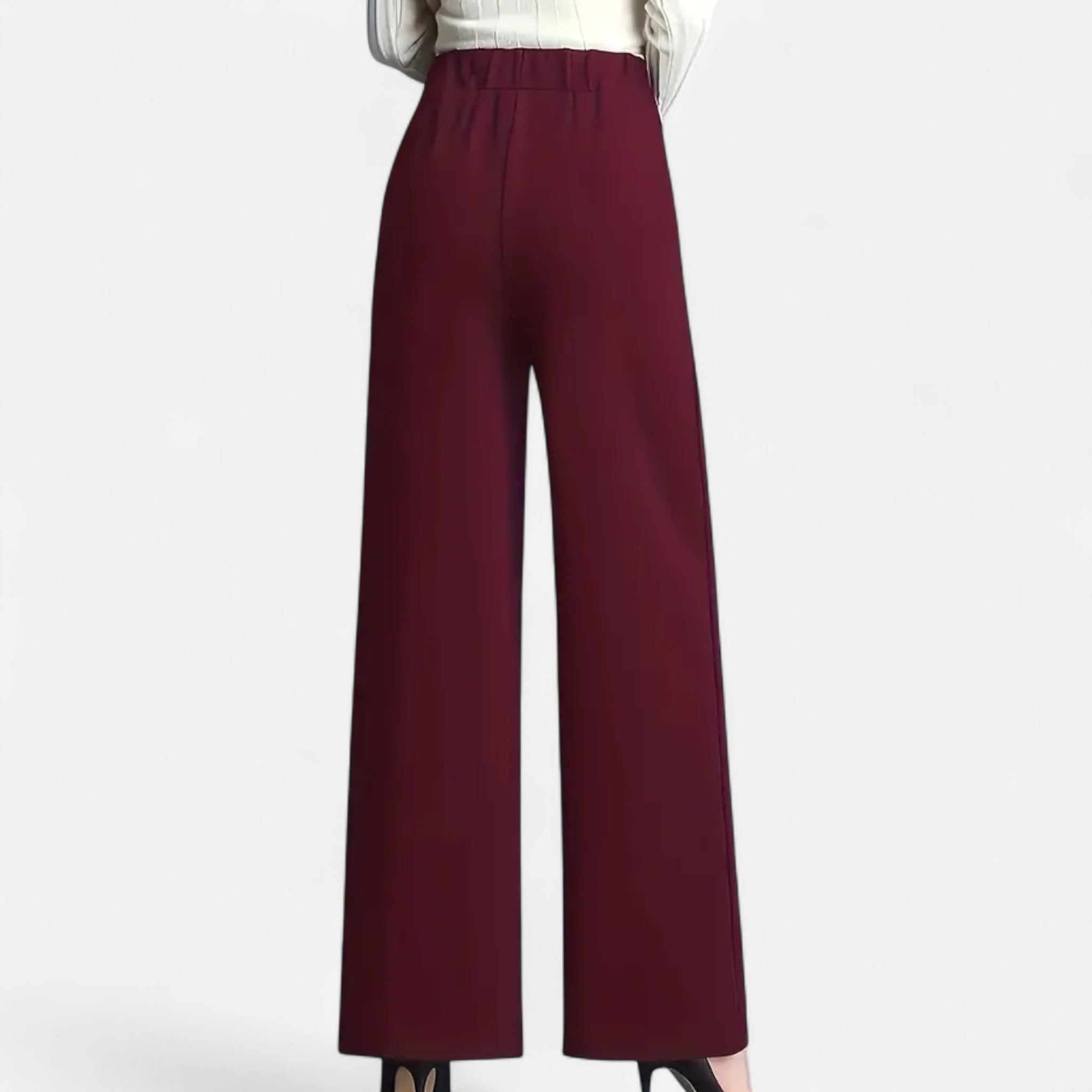 Rolezo | Women’s High Waist Stretch Trousers – Effortless Grace with Modern Comfort