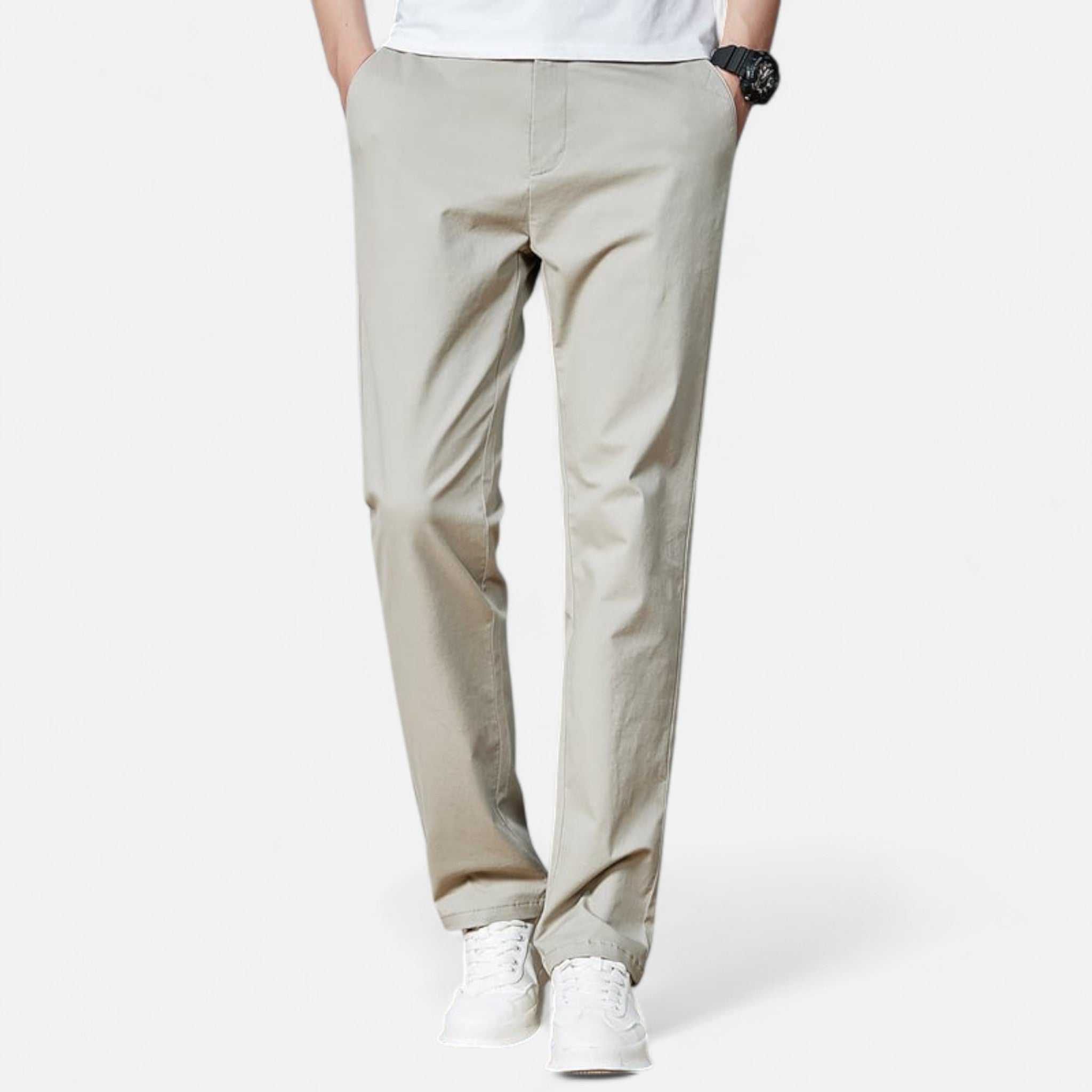 Rolezo | Men’s Casual Chino Trousers – Effortless Refinement, Everyday Ease