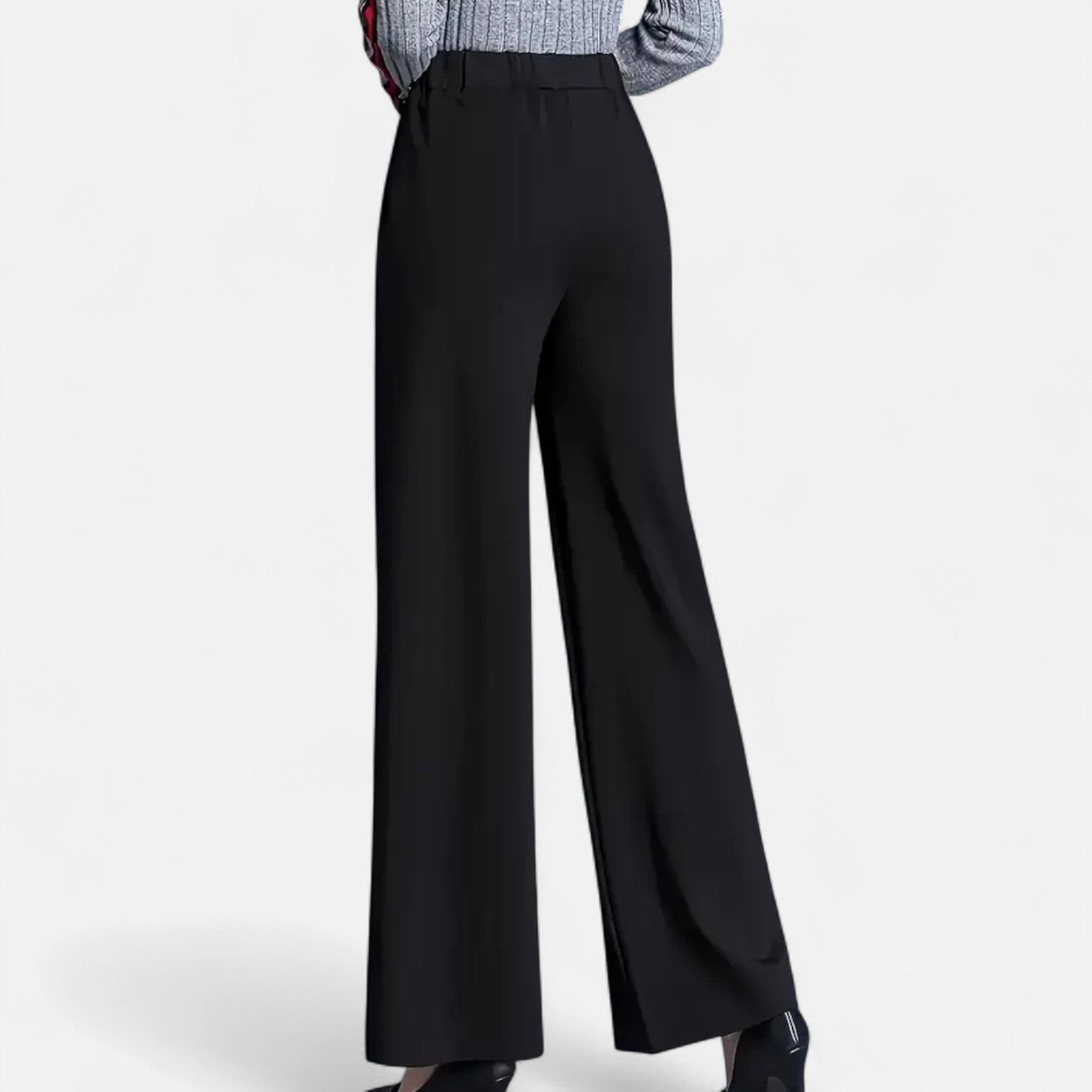 Rolezo | Women’s High Waist Stretch Trousers – Effortless Grace with Modern Comfort