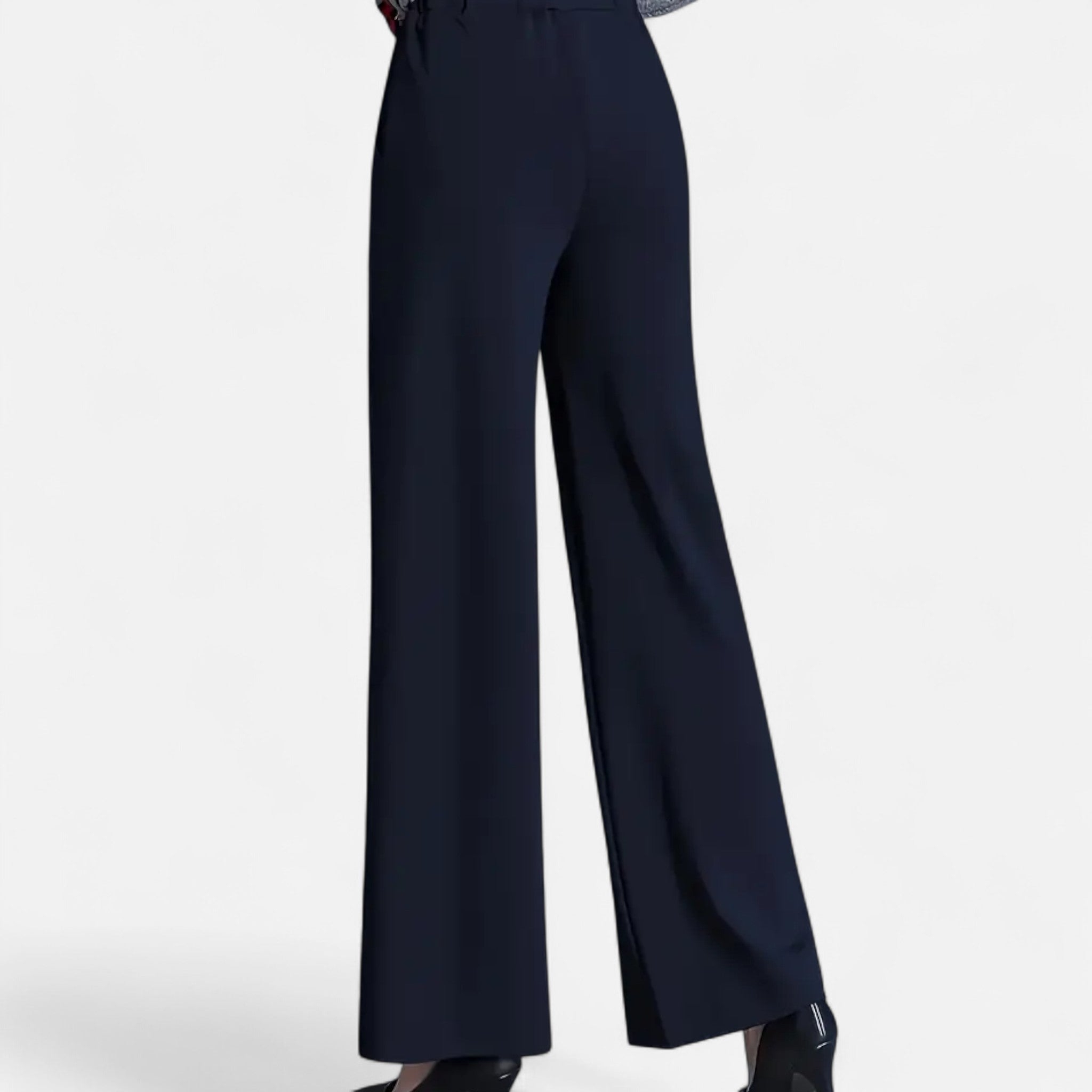 Rolezo | Women’s High Waist Stretch Trousers – Effortless Grace with Modern Comfort