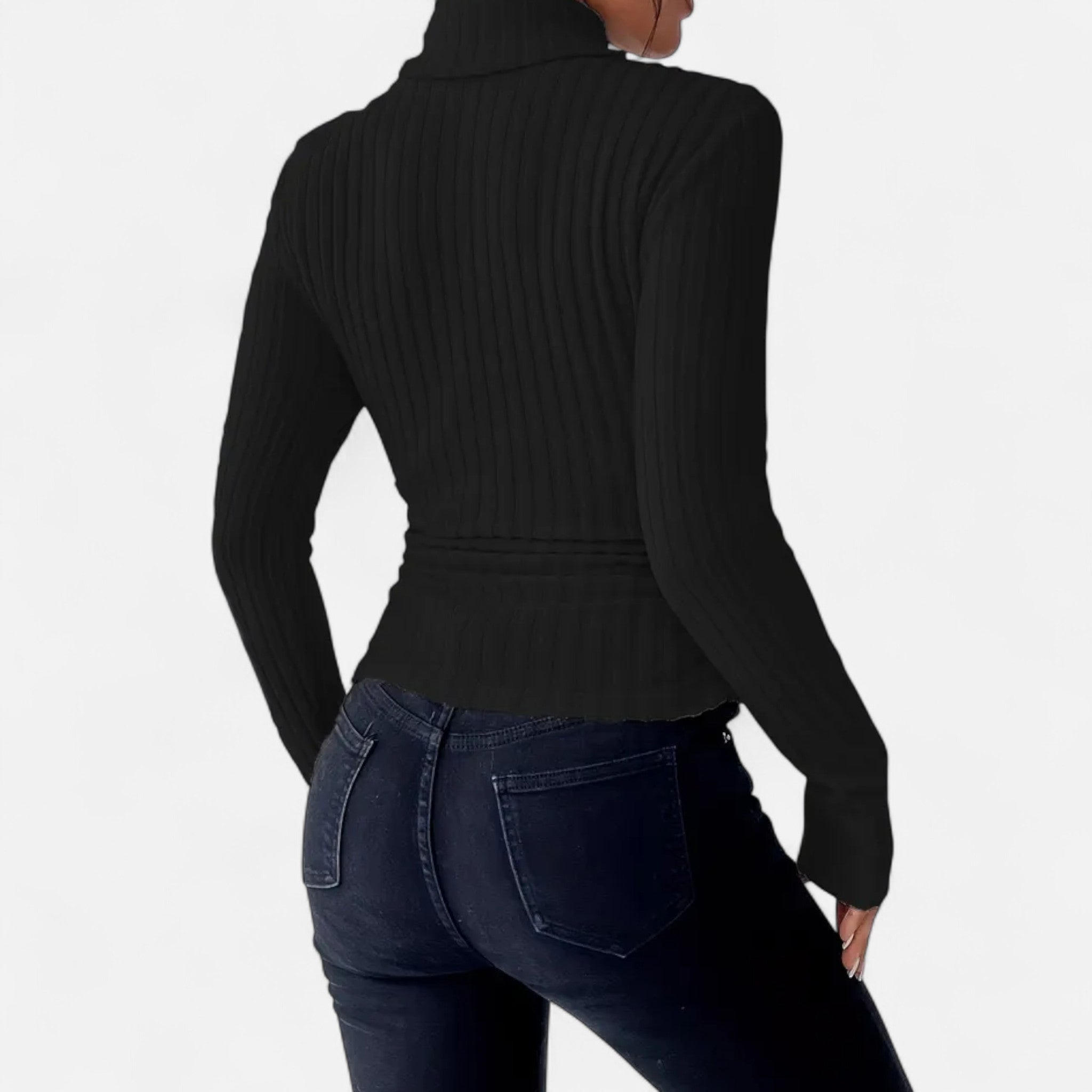 Rolezo | Women’s High Neck Jumper – Modern Warmth, Classic Poise
