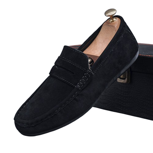 Rolezo | Men’s Suede Office Loafers – Timeless Elegance