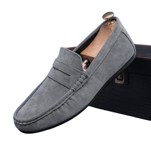 Rolezo | Men’s Suede Office Loafers – Timeless Elegance