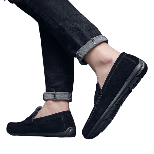 Rolezo | Men’s Suede Office Loafers – Timeless Elegance