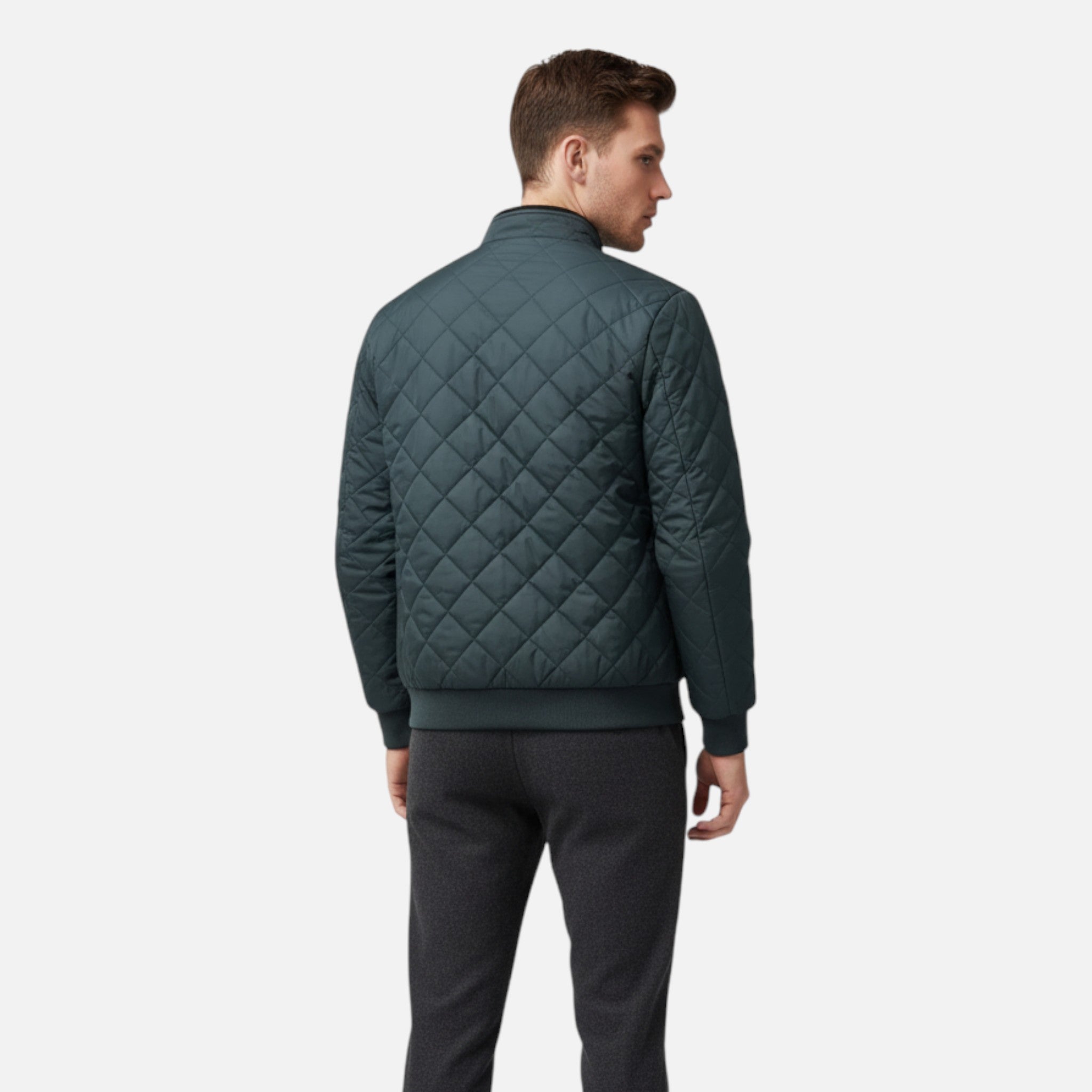 Rolezo | Men’s Quilted Fleece Jacket – Heritage Warmth, Contemporary Ease