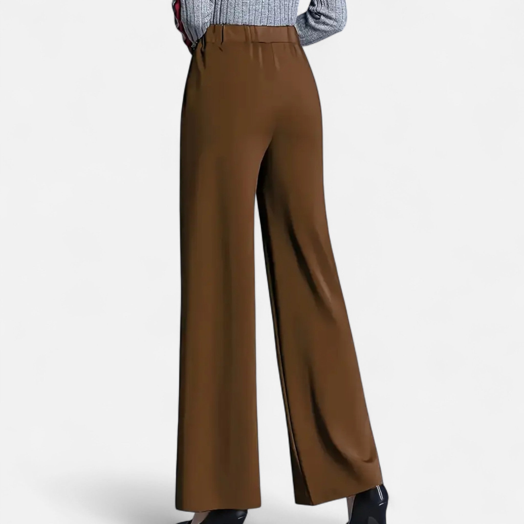 Rolezo | Women’s High Waist Stretch Trousers – Effortless Grace with Modern Comfort