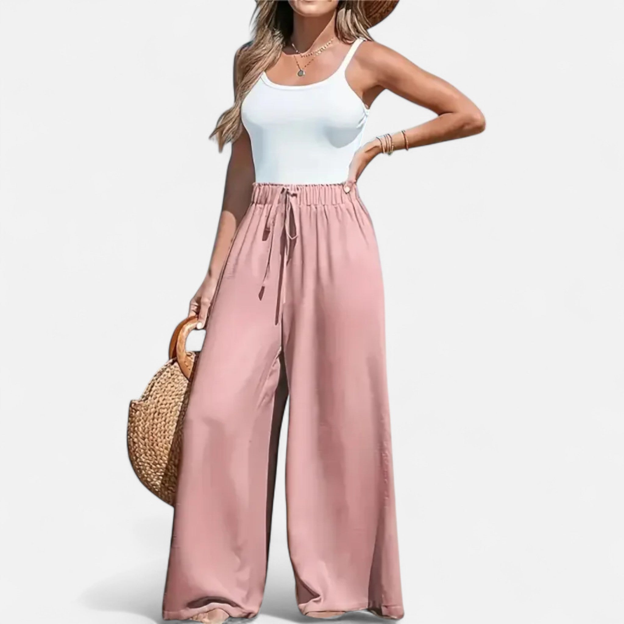 Rolezo | Women’s High Waist Wide Leg Trousers – Effortless Elegance, Enduring Sophistication