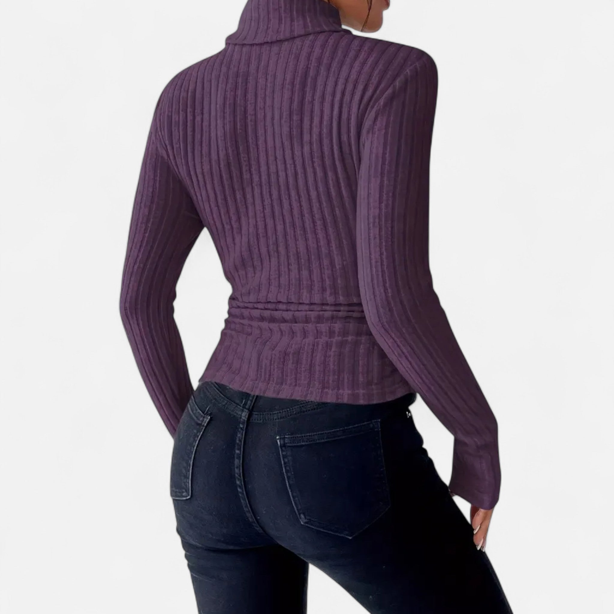 Rolezo | Women’s High Neck Jumper – Modern Warmth, Classic Poise