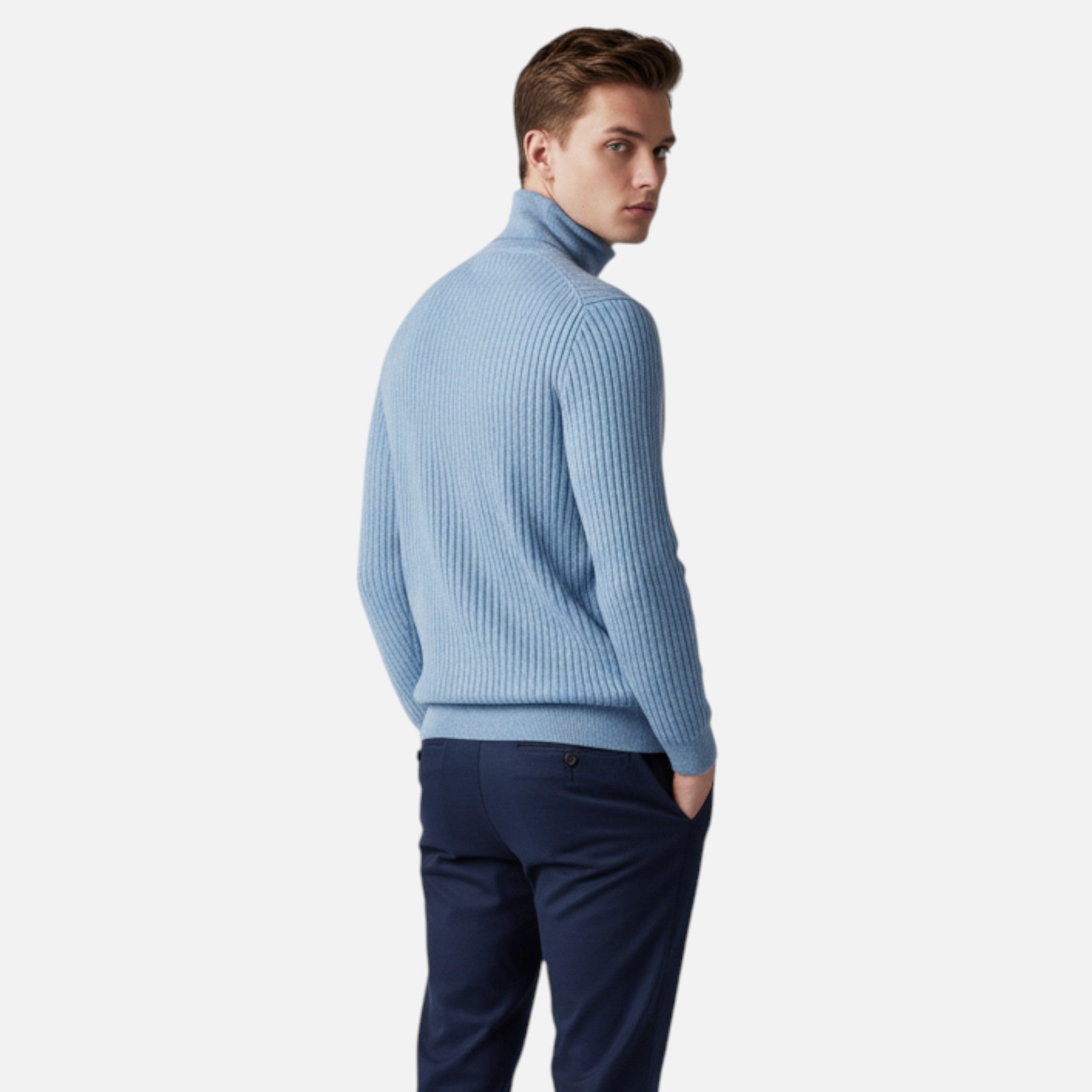 Rolezo | Men’s Turtleneck Sweater – Timeless Refined Warmth