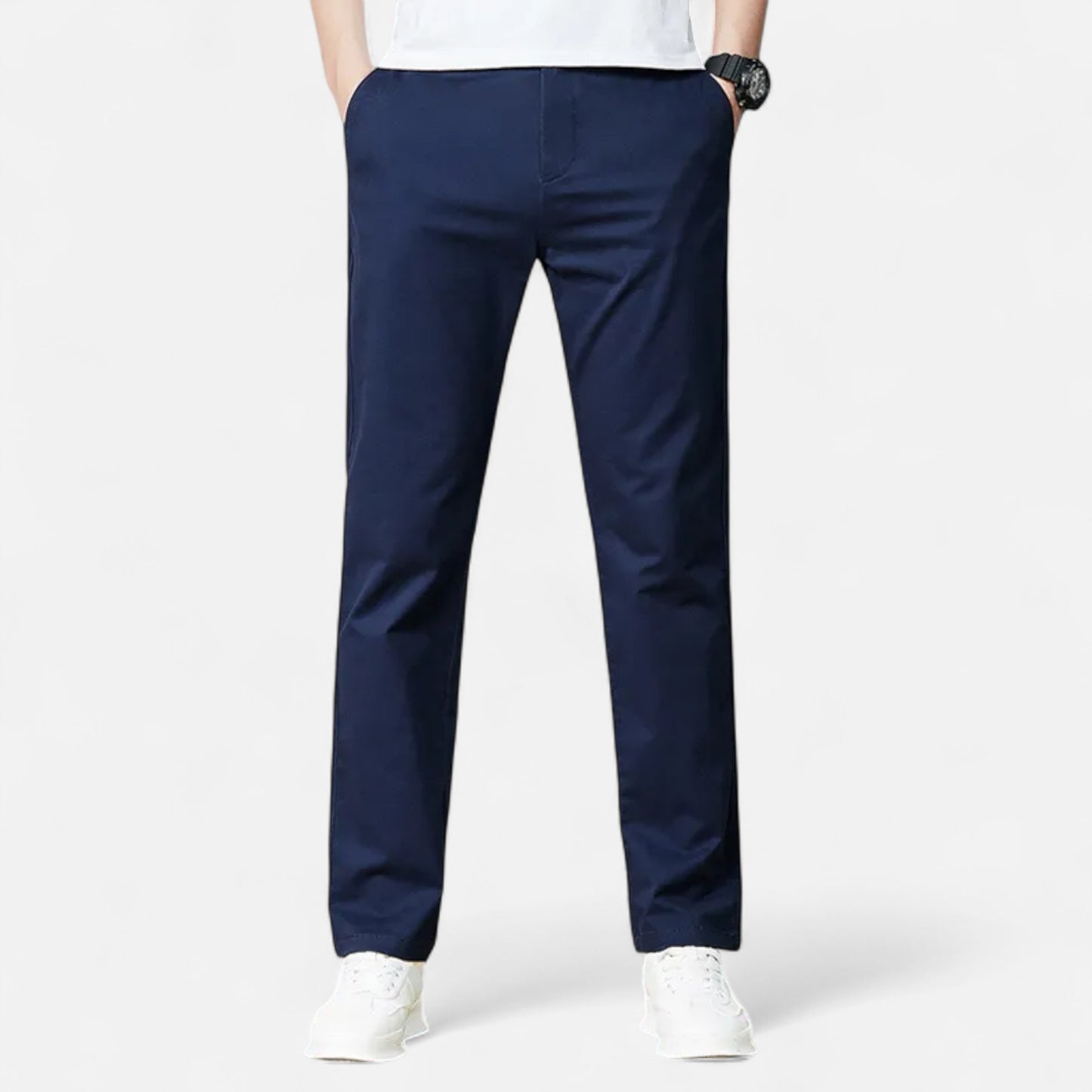 Rolezo | Men’s Casual Chino Trousers – Effortless Refinement, Everyday Ease