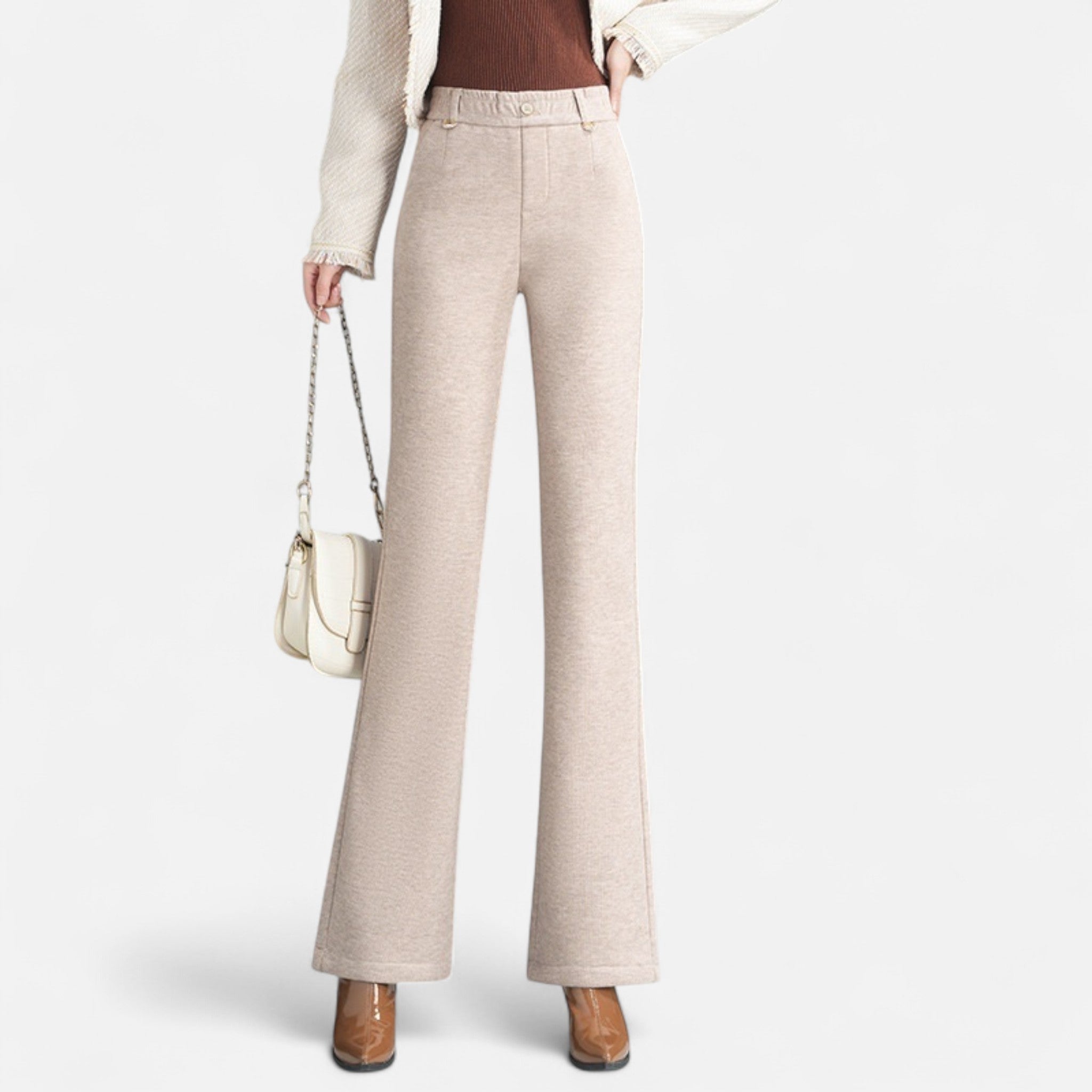Rolezo | Women’s Wide Leg Wool Trousers – Graceful Lines, Lasting Sophistication