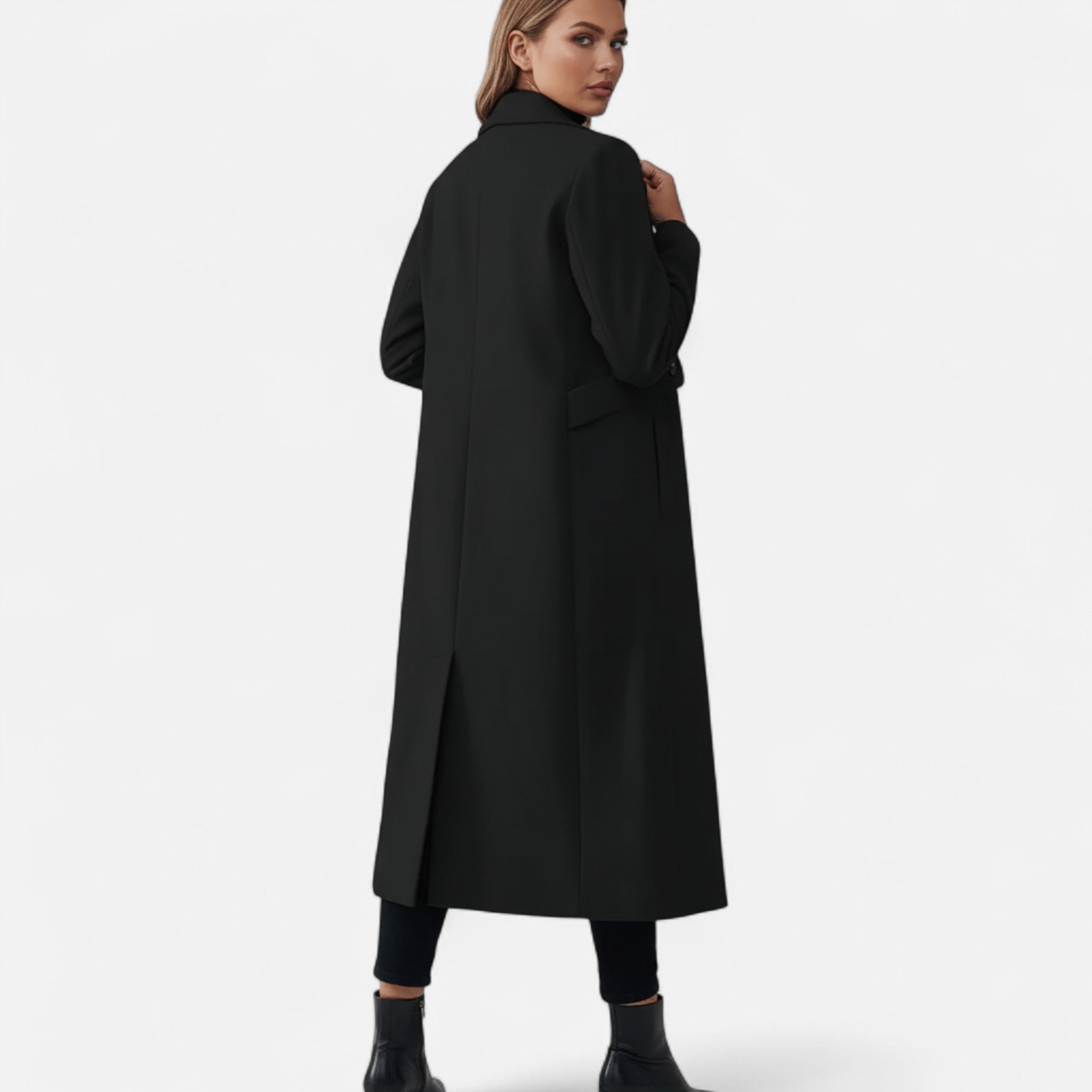 Rolezo | Women’s Trench Coat with Belt – Timeless Elegance