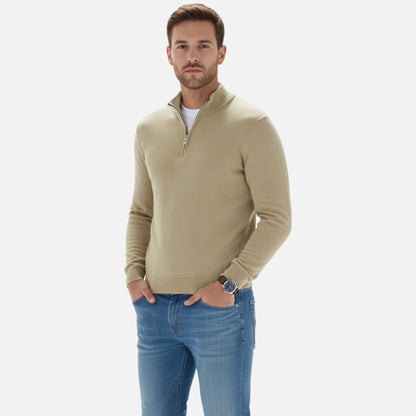 Rolezo | Men’s Long Sleeve Half-Zip Jumper – Heritage Comfort