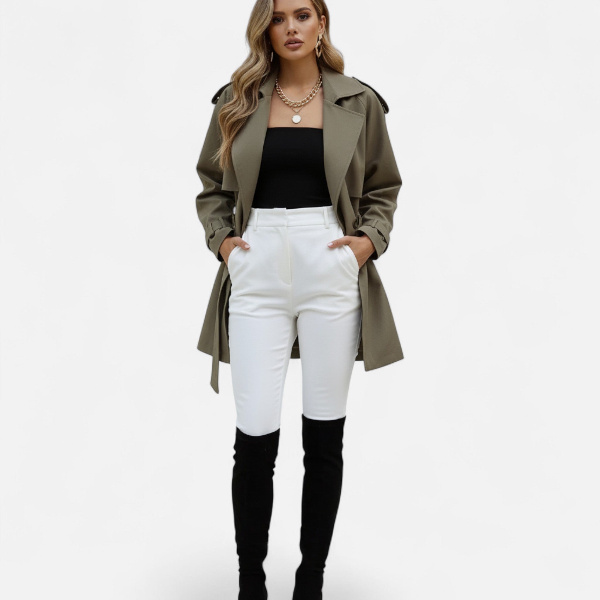 Rolezo | Women’s Lightweight Trench Coat