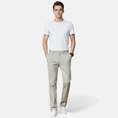 Rolezo | Men’s Casual Chino Trousers – Effortless Refinement, Everyday Ease