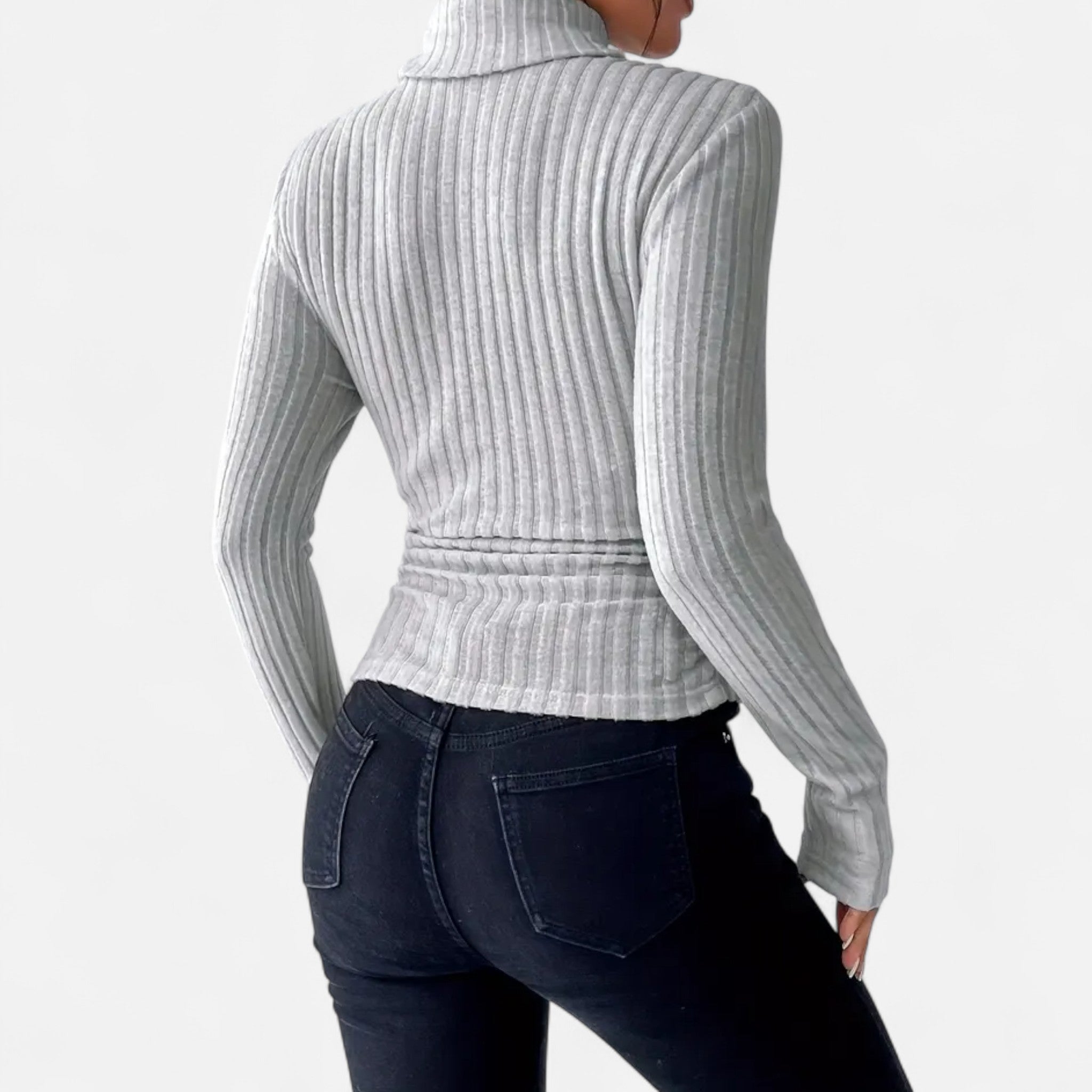 Rolezo | Women’s High Neck Jumper – Modern Warmth, Classic Poise