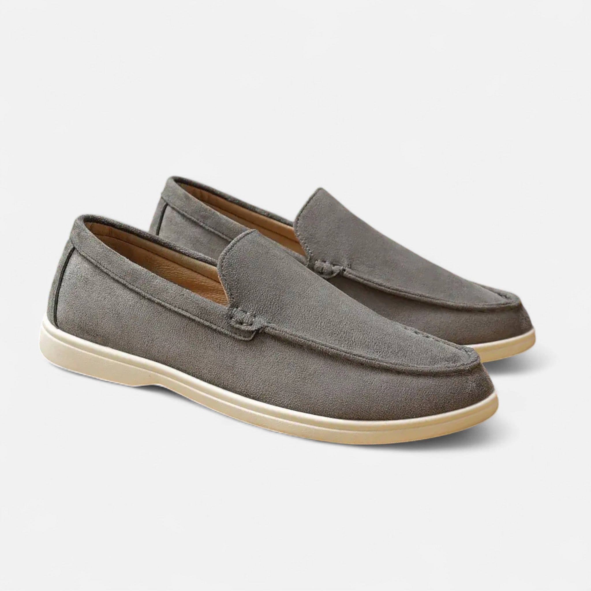 Rolezo | Men’s Suede Slip-On Loafers with Heritage Elegance