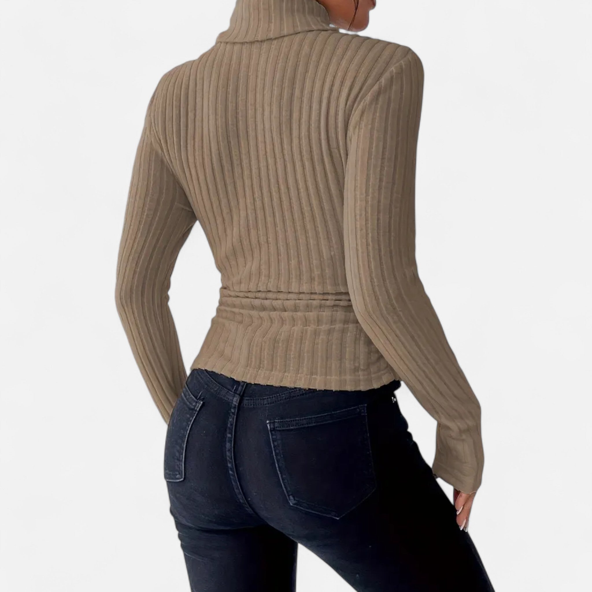 Rolezo | Women’s High Neck Jumper – Modern Warmth, Classic Poise