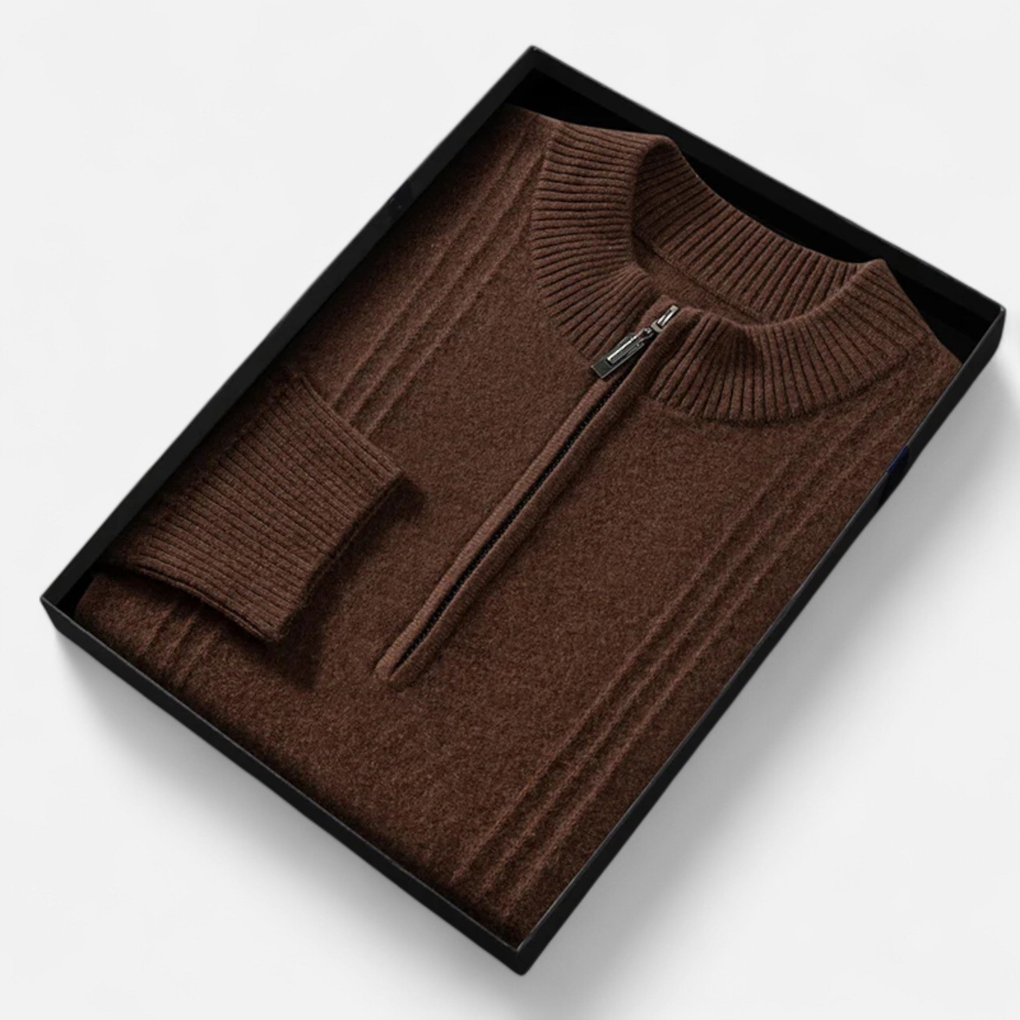 Rolezo | Men’s Cashmere Half Zip Jumper– Effortless Luxury