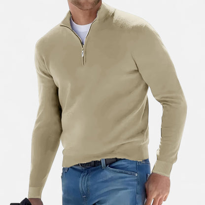 Rolezo | Men’s Long Sleeve Half-Zip Jumper – Heritage Comfort