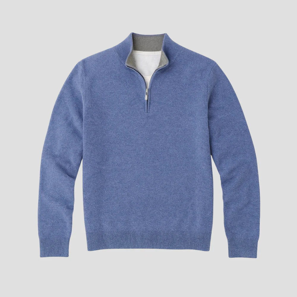 Rolezo | Men’s Long Sleeve Half-Zip Jumper – Heritage Comfort