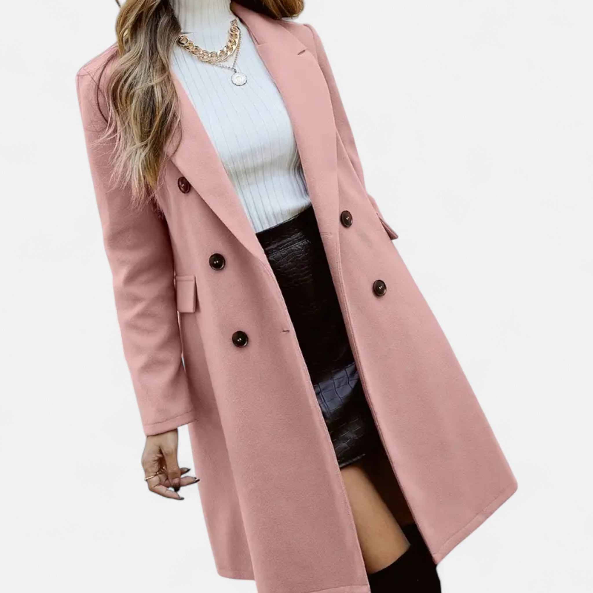 Rolezo | Women’s Long Trench Coat – Timeless Elegance