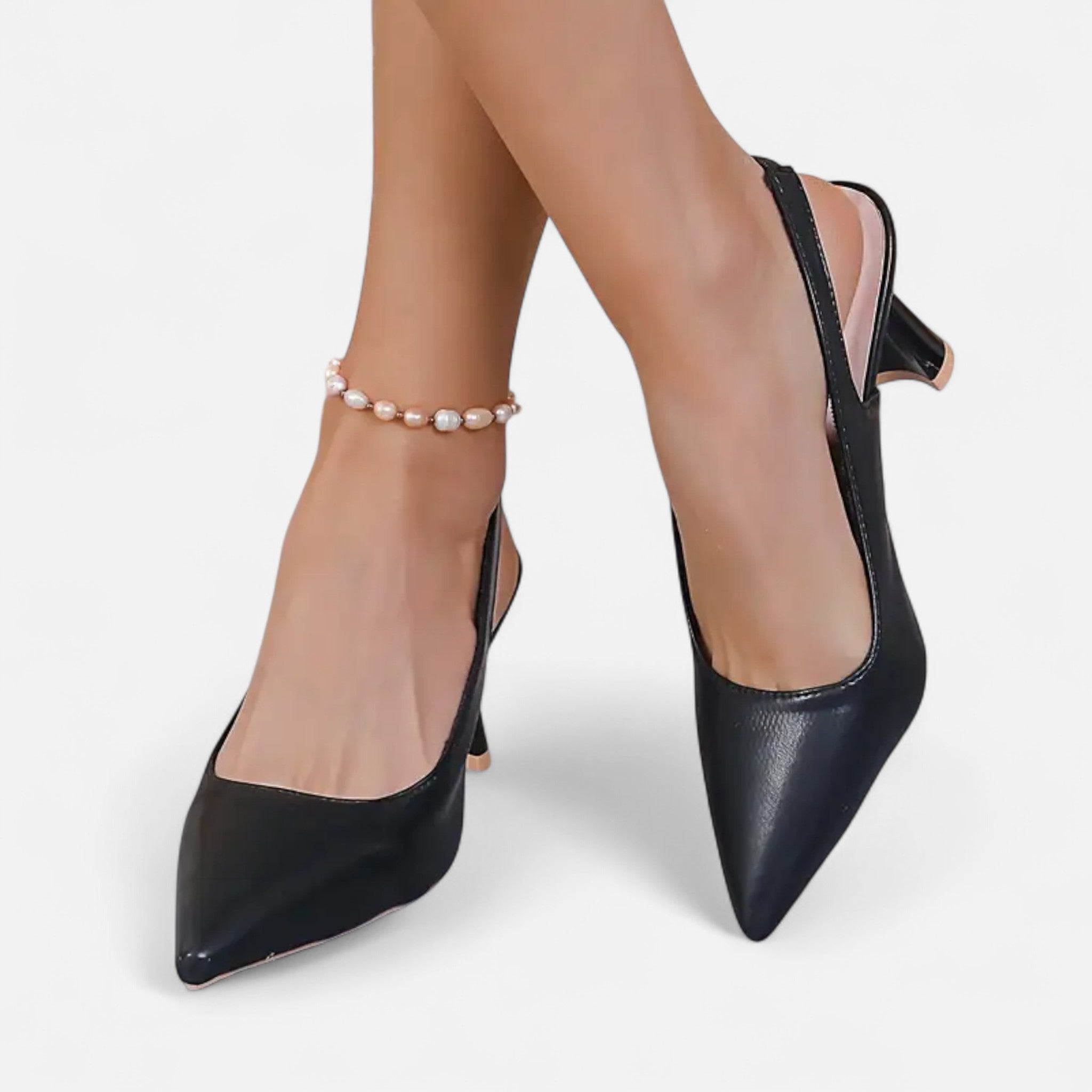 Rolezo | Women’s Slingback Heels – Refined Lines, Effortless Poise